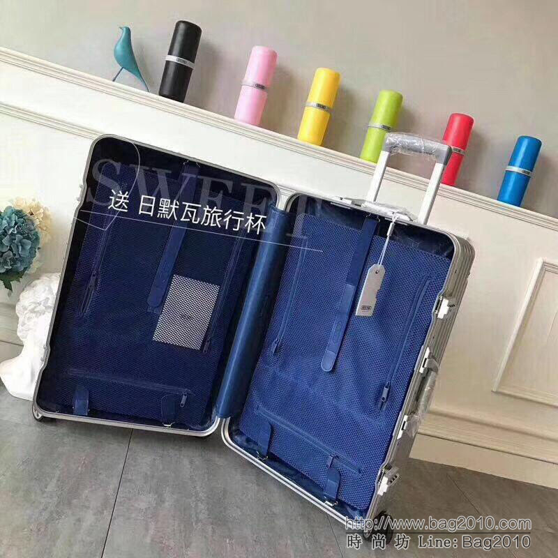 RIMOWA日默瓦 拉杆箱/拉箱 pc+鋁鎂合金 經典classic系列 PC最高版本 明星同款 8010  xbt1051